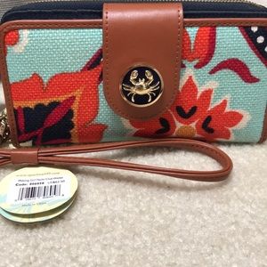 Spartina Waving Girl Yacht  Club Wallet